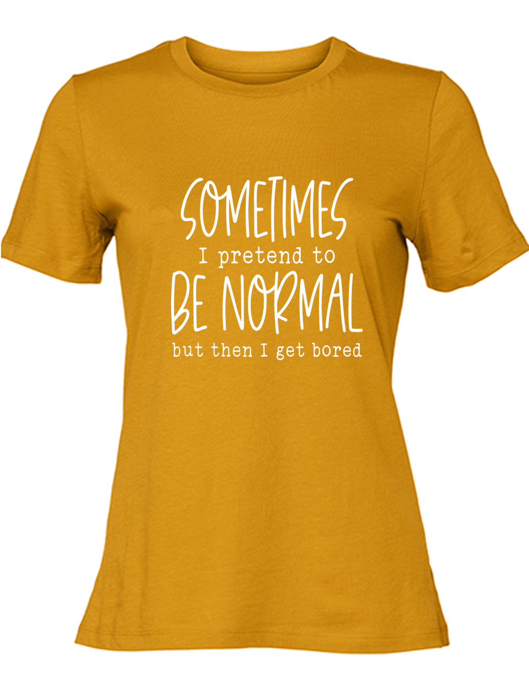 I pretend to be normal